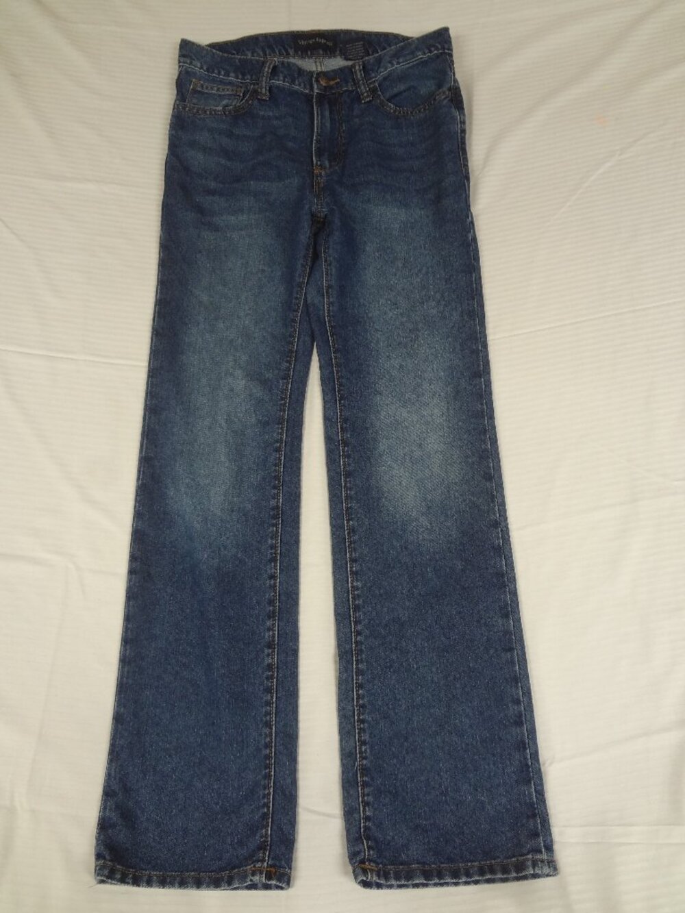 VINTAGE EXPRESS JEANS SIZE 18 BLUE DENIM 100% COTTON STRAIGHT WOMENS PANTS L928